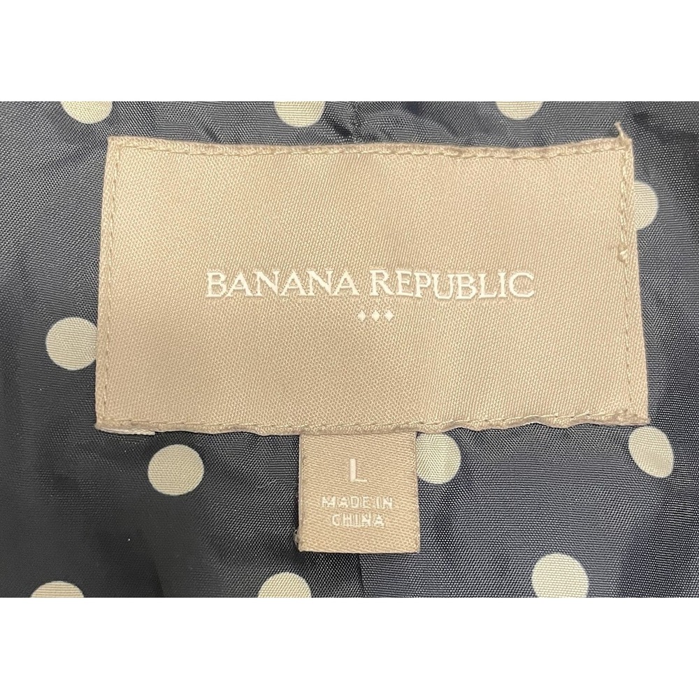 NWOT!‎ Banana Republic Women Quilted Field Jacket Navy Blue Size Large - Picture 2 of 5